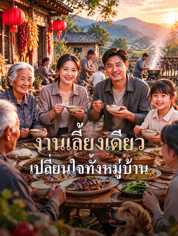 งานเลี้ยงเดียว เปลี่ยนใจทั้งหมู่บ้าน