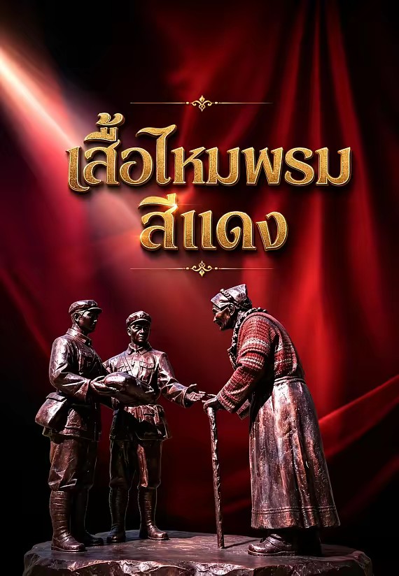 เสื้อไหมพรมสีแดง