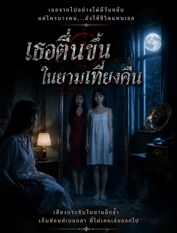 เธอตื่นขึ้นในยามเที่ยงคืน